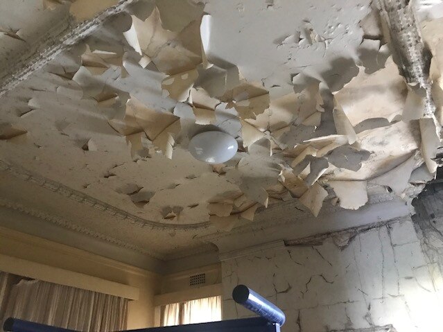 Many rooms of the home have fallen into disrepair. Photo: NSW Real Estate.