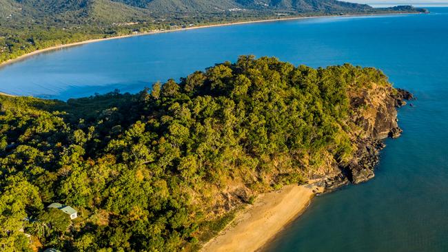 Taylor Point at Trinity Beach - the 18.81ha parcel of land has approval for 18 lots but is being marketed in its entirety by Jay Beattie of Colliers International. Picture: Supplied.