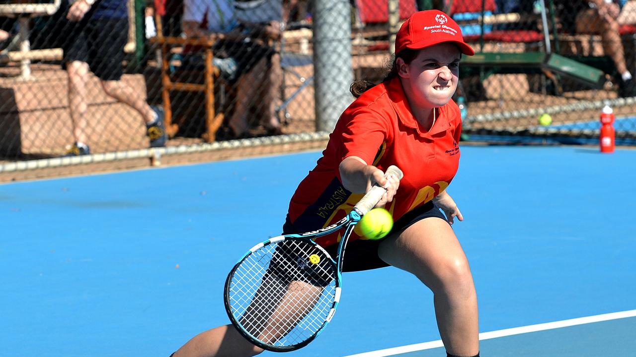 Andriana Petrakis is now ranked number five internationally and number two in Australia in the women’s singles People with an Intellectual Impairment category. Picture: Bernard Humphreys