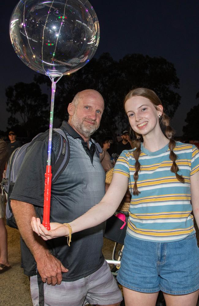 Murray Seymour and his daughter, Jemma Seymour.Heritage Bank Toowoomba Royal Show.Friday April 19th, 2024 Picture: Bev Lacey