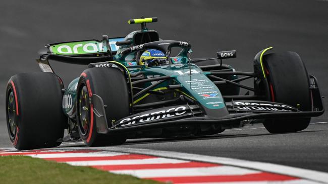 Alonso is currently eighth in the standings for Aston Martin through five races. (Photo by PEDRO PARDO / AFP)