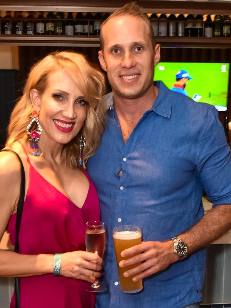 Emily Jade O'Keeffe and Gerard Murtagh at The Cavill Hotel opening, Surfers Paradise. Socials: Damien Anthony Rossi | Picture: Pedro Freitas