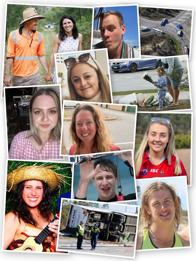 Hunter Valley bus crash victims.