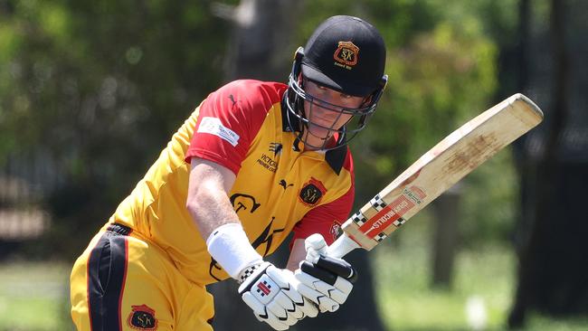 St Kilda batter Ed Newman is in exciting form. Picture: Hamish Blair