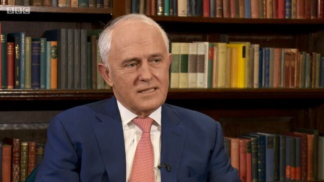 Malcolm Turnbull unloads on the Liberal Party on the BBC's Politics Live.