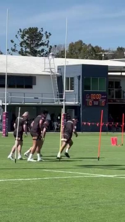 Crash reveals the brutal conditions Broncos faced on first day of NRL pre-season