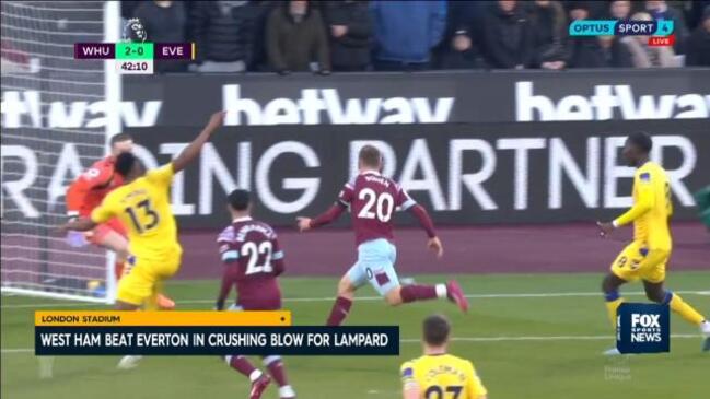 Hammers win leaves Lampard on the brink