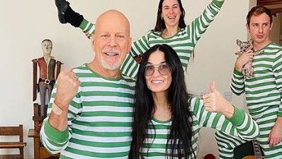 Bruce Willis and Demi Moore in coronavirus lockdown. Picture: Instagram