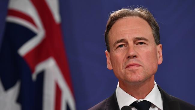 Federal Health Minister Greg Hunt says Australia will consider a European travel ban. Picture: AAP Image/Dean Lewins