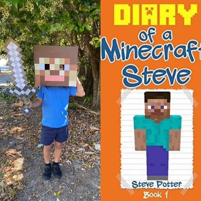 Gold Coast Book Week 2021: Steve from Minecraft.