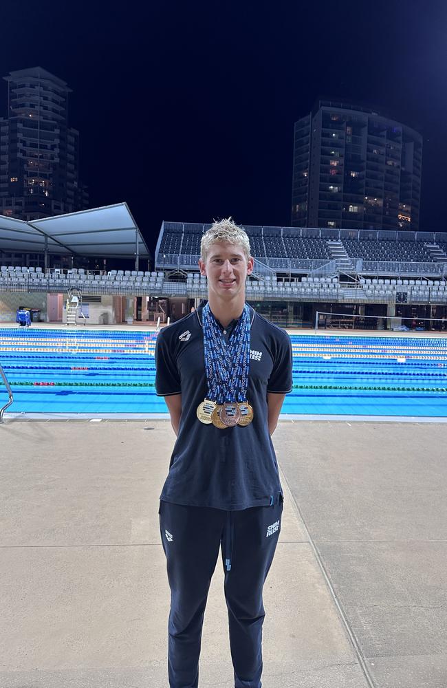 Jake Tysoe is an outstanding butterfly swim talent out of Clairvaux Mackillop College.