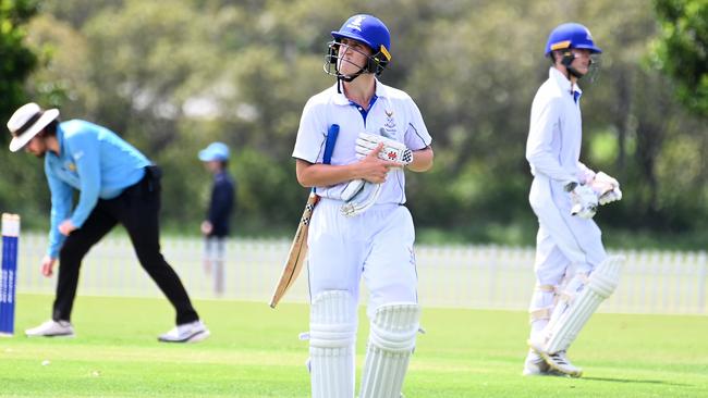 Churchie batsman Angus Storen. Picture, John Gass