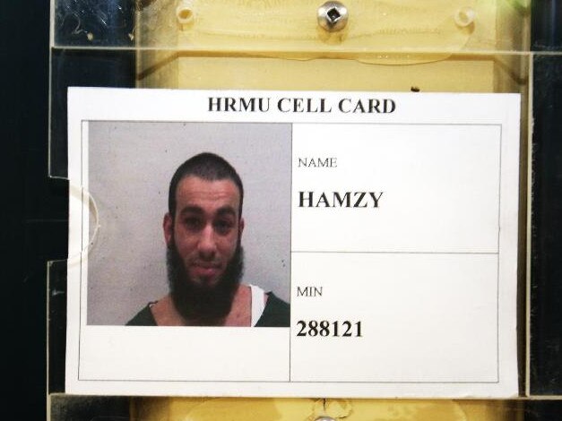 Bassam Hamzy’s jail cell card