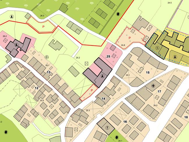 A generic town planning map.