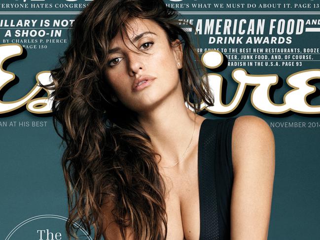 This image released by Esquire shows actress Penelope Cruz on the November 2014 cover of "Esquire" magazine. The magazine has named Cruz The Sexiest Woman Alive for 2014. (AP Photo/Esquire)