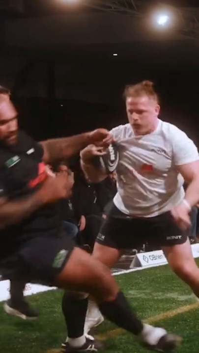 Ex-NRL star flops in Run It Straight challenge