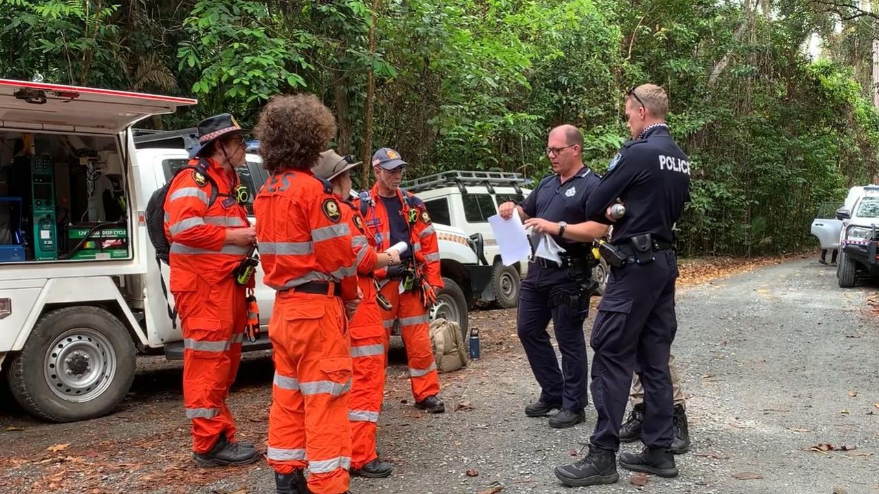 Police, SES, divers and a human remains detection dog have scoured remote bushland near Yarrabah for the remains of missing teen Markiah Major. Picture: Queensland Police Service