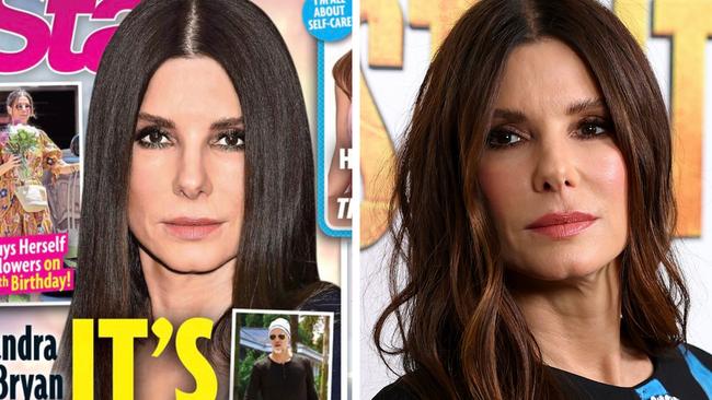 Sandra Bullock on the cover of Star.