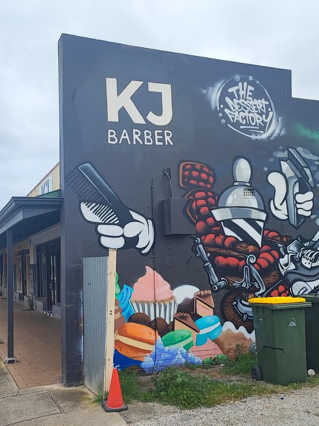 KJ Barbers was the first SA location the AFP raided early on Tuesday morning.