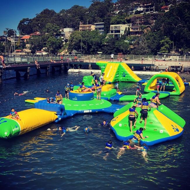 AquaPark Aus is bringing a new inflatable to the Darwin Waterfront. Picture: Instagram