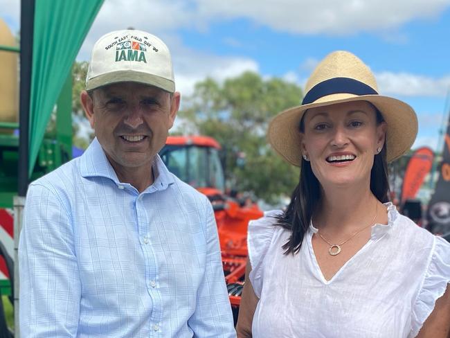 Katherine McBride with her Liberal MP husband Nick. Mrs McBride has announced she will contest the SE federal seat of Barker against sitting MP Tony Pasin. Picture: supplied