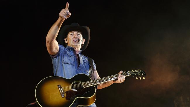 Grants will be available for events such as Birdsville’s Big Red Bash, where Lee Kernaghan performed last year. Picture: Getty