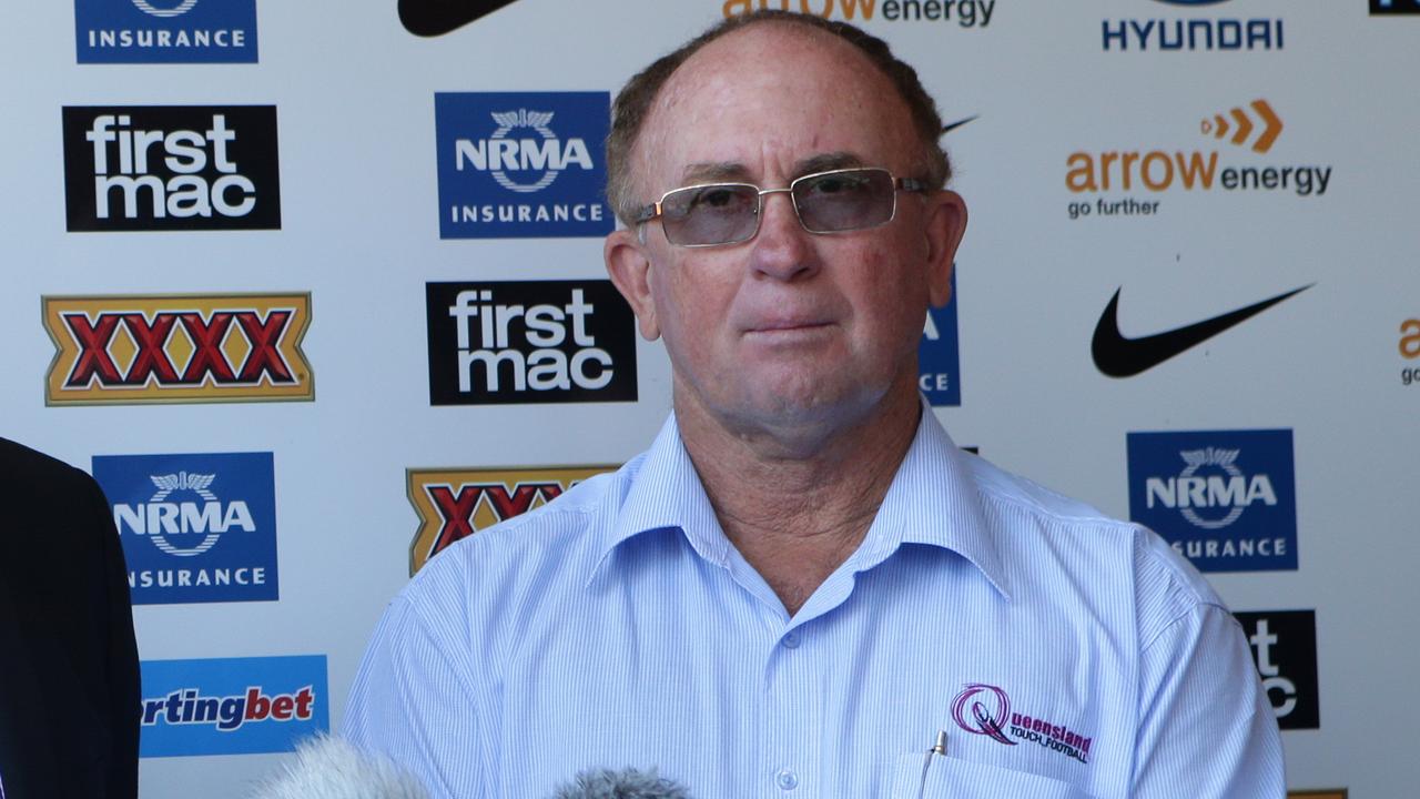 Gary Madders president of the Arana Touch Association is the Service to Sport Award winner. Picture: Jono Searle.