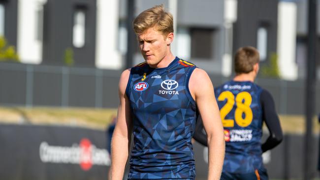 Fischer McAsey hasn’t featured at AFL level since 2020. Picture: Morgan Sette