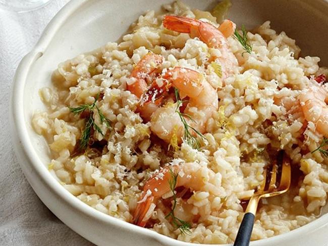 Prawn and fennel risotto. Picture: Supplied