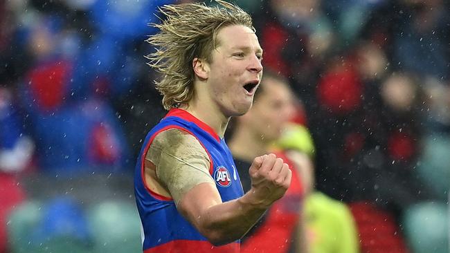 Dons fans will be livid with Cody Weightman after the Dogs’ win. Picture: AFL Photos/Getty Images