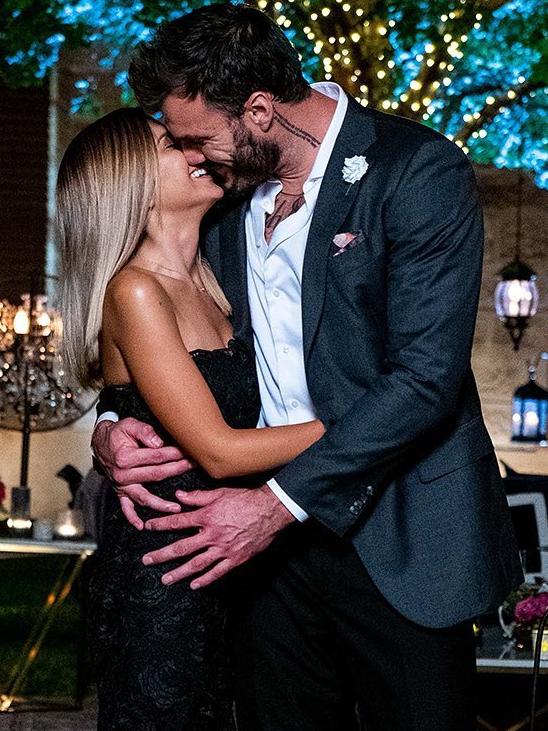 The Bachelor's Locky Gilbert with Irena Srbinovska. Picture: Channel 10