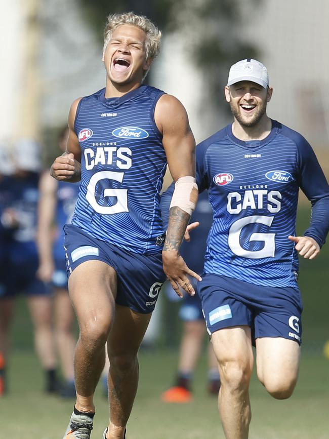 Michael Randall is a big fan of Geelong’s Quinton Narkle.