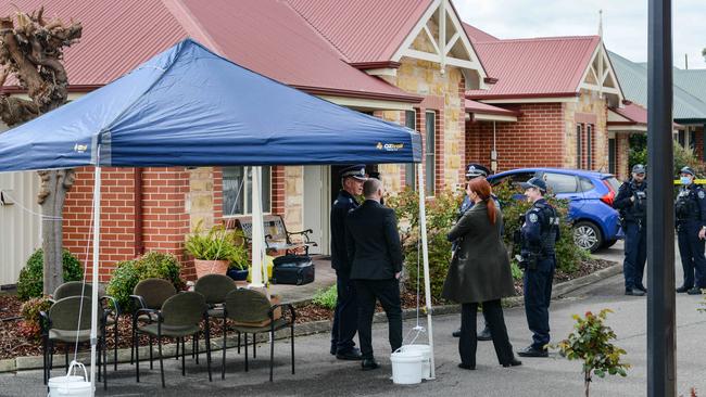 The bodies of Dennis and Barbara Willshire were found inside their house at Glynde, but their cause of death has not been released. Picture: Brenton Edwards