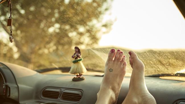 Driver topless could carry up to a $3200 fine in the ACT. Picture: iStock