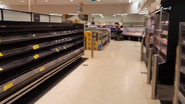 Panic buying continues- Shelves stripped bare by 8.30am at Nightcliff Woolies