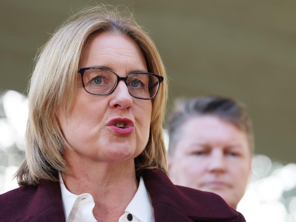 Not everyone is happy inside Victorian Premier Jacinta Allan’s private office. Picture: David Crosling