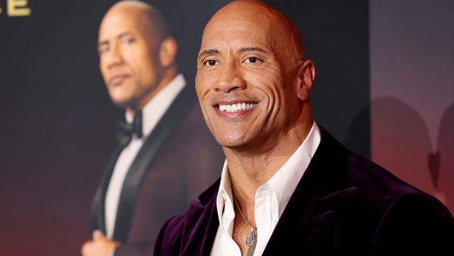 Dwayne Johnson has hit back at speculation that he was rude to Rebecca Ferguson. Picture: Amy Sussman/Getty Images.