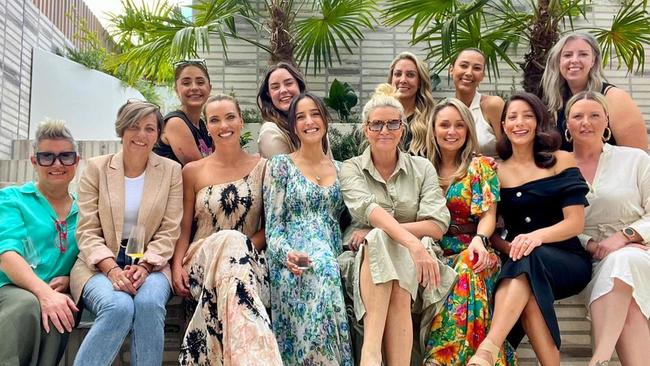 Friends gathered to celebrate Abbey Gelmi’s baby shower. Picture: Instagram