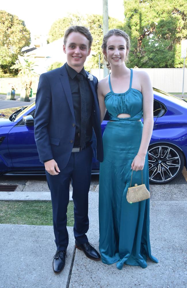 Jay Paige-Owen and Jen Morrison at the Sunshine Coast Grammar School formal on November 17. Picture: Sam Turner