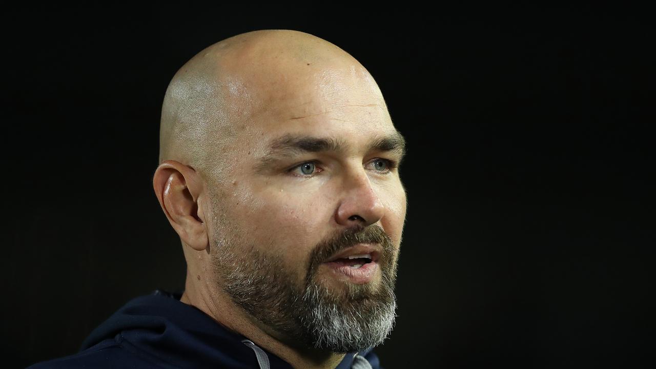 Cowboys coach Todd Payten says he’s disappointed over his first season at the club, criticising his team’s ‘soft attitude’. Picture: Getty Images.