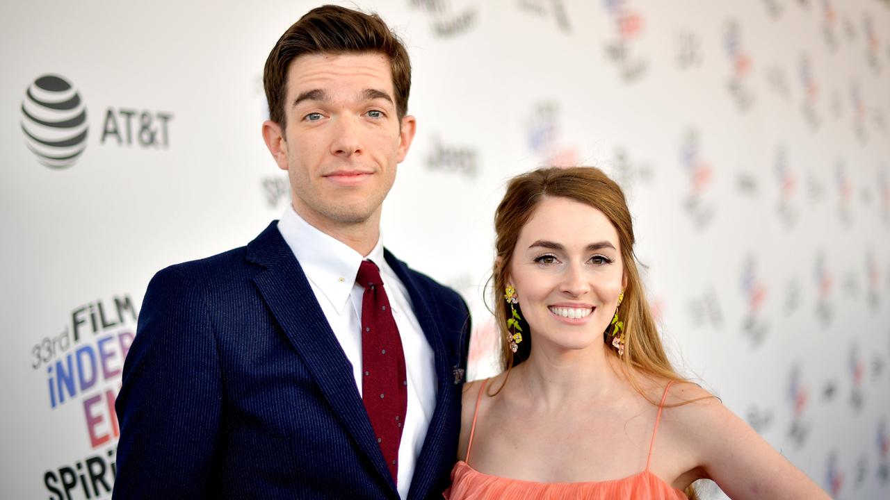 Comedian John Mulaney and wife Anna Marie Tendler in 2018. Picture: Matt Winkelmeyer/Getty