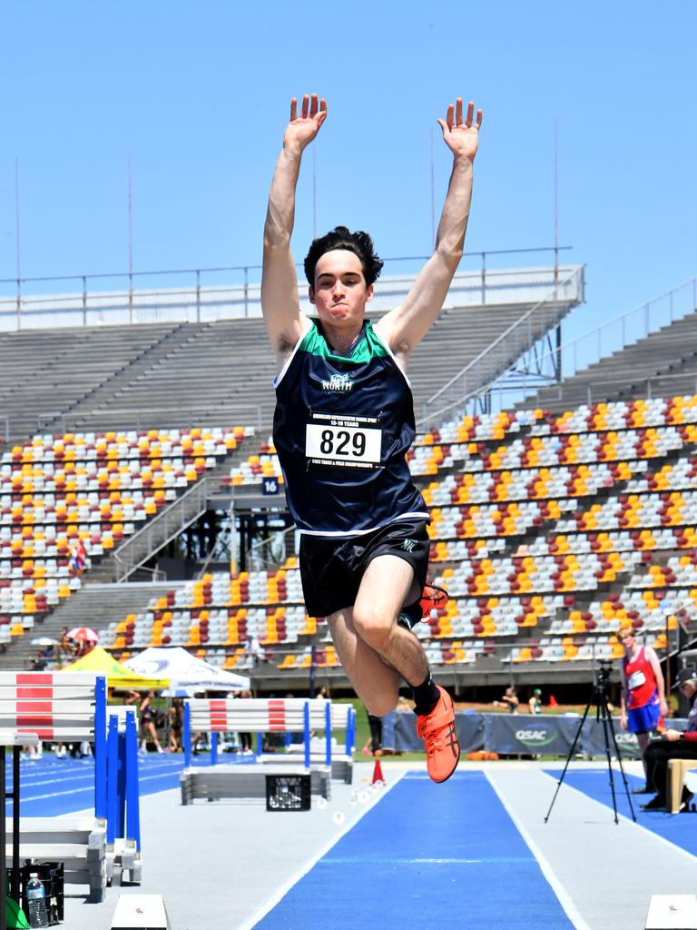 Queensland Representative School Sport track and field championships in Brisbane. Saturday October 12, 2024. Picture, John Gass