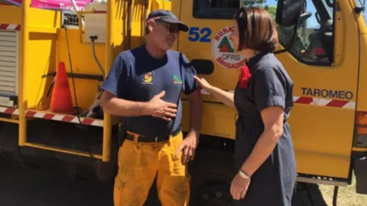 Dean Hunter from Yarraman and Member for Nanango Deb Frecklington.