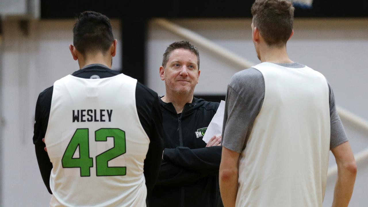 Simon Mitchell gets Phoenix players ready for their inaugural NBL campaign.