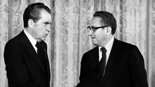 Richard Nixon and Henry Kissinger.