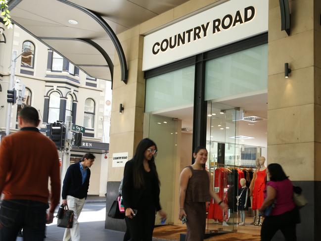 10/10/2024. Country Road flagship stores is Sydney's CBD. Britta Campion / The Australian