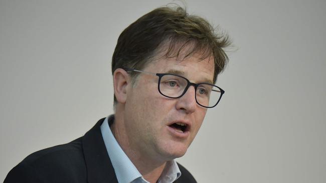 Facebook’s global policy chief Nick Clegg. Picture: AFP