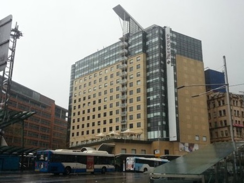 The Mercure Hotel on George Street.