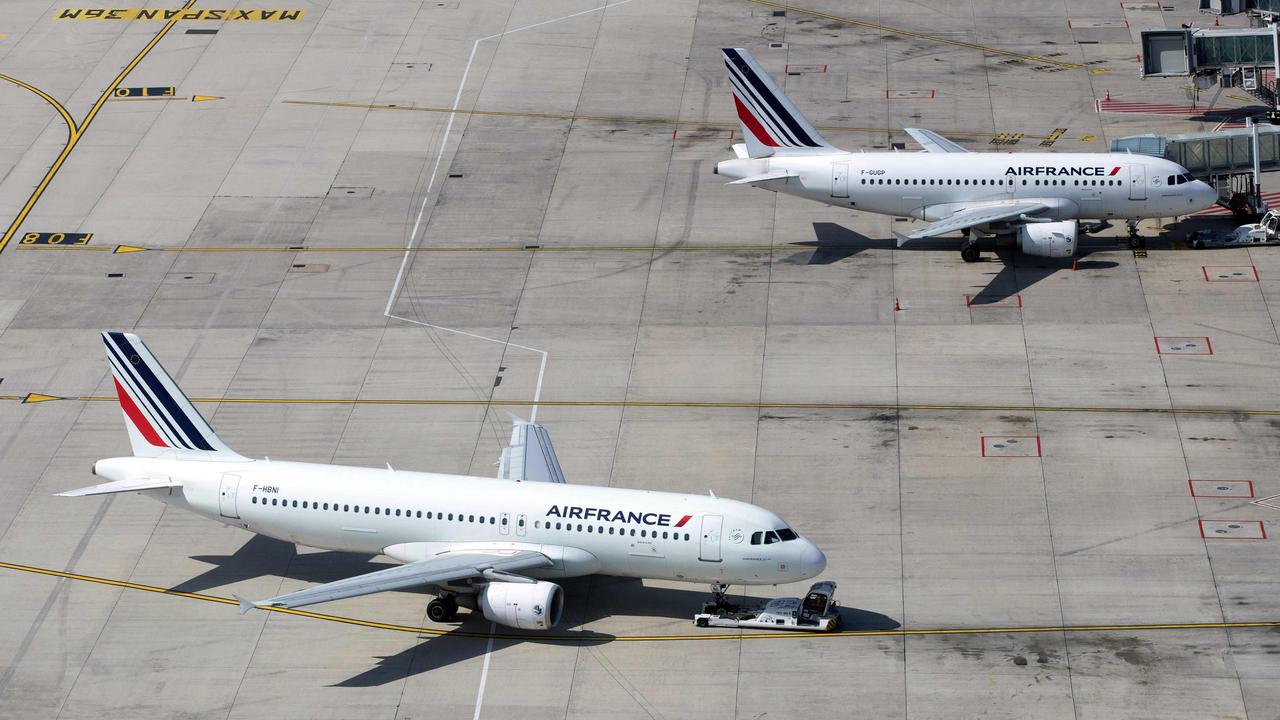 No flights can now operate in flight where e a viable alternative train journey exists with the exception of connecting flights. (Photo by JOEL SAGET / AFP)