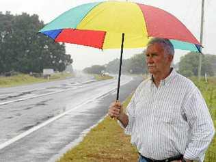 FORMER SES executive officer Bryan Robins at the site of the Cowper bus crash on its 24th anniversary.